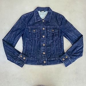 J. Crew Classic Dark Wash Denim Jacket | Size XS